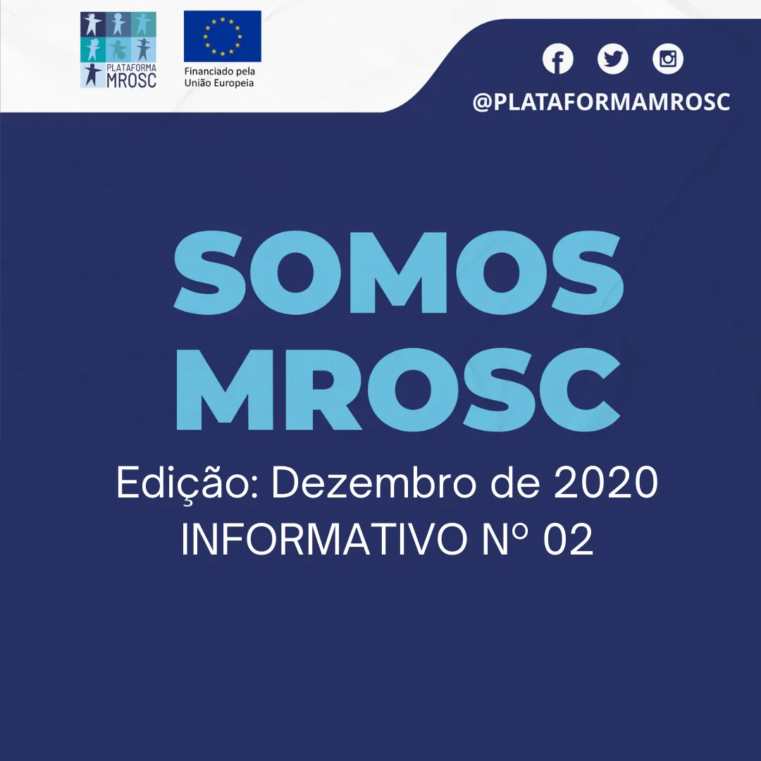 Boletim Somos MROSC – 2º Edição – Dezembro 2020