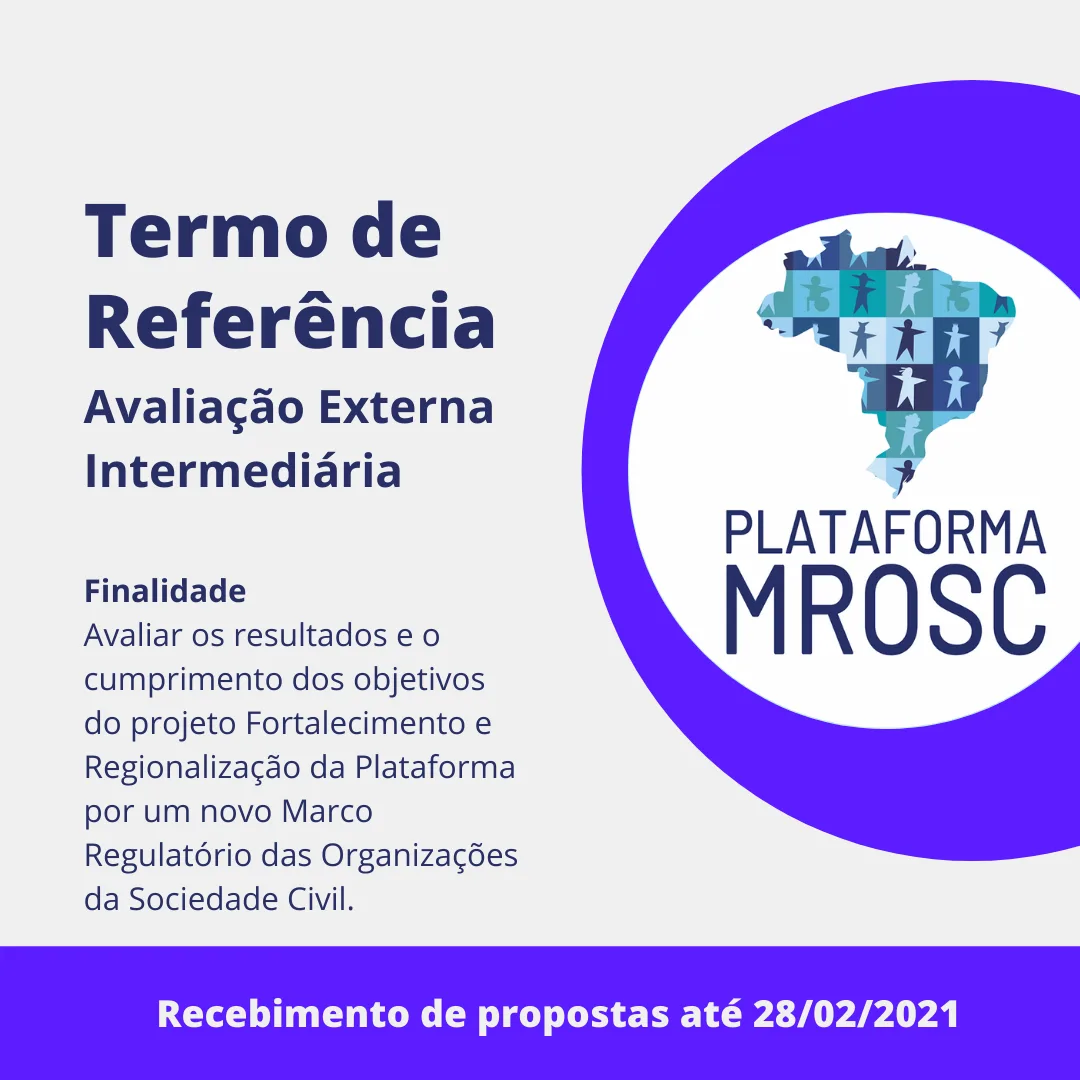 Termo de Referência para Avaliação Externa Intermediária