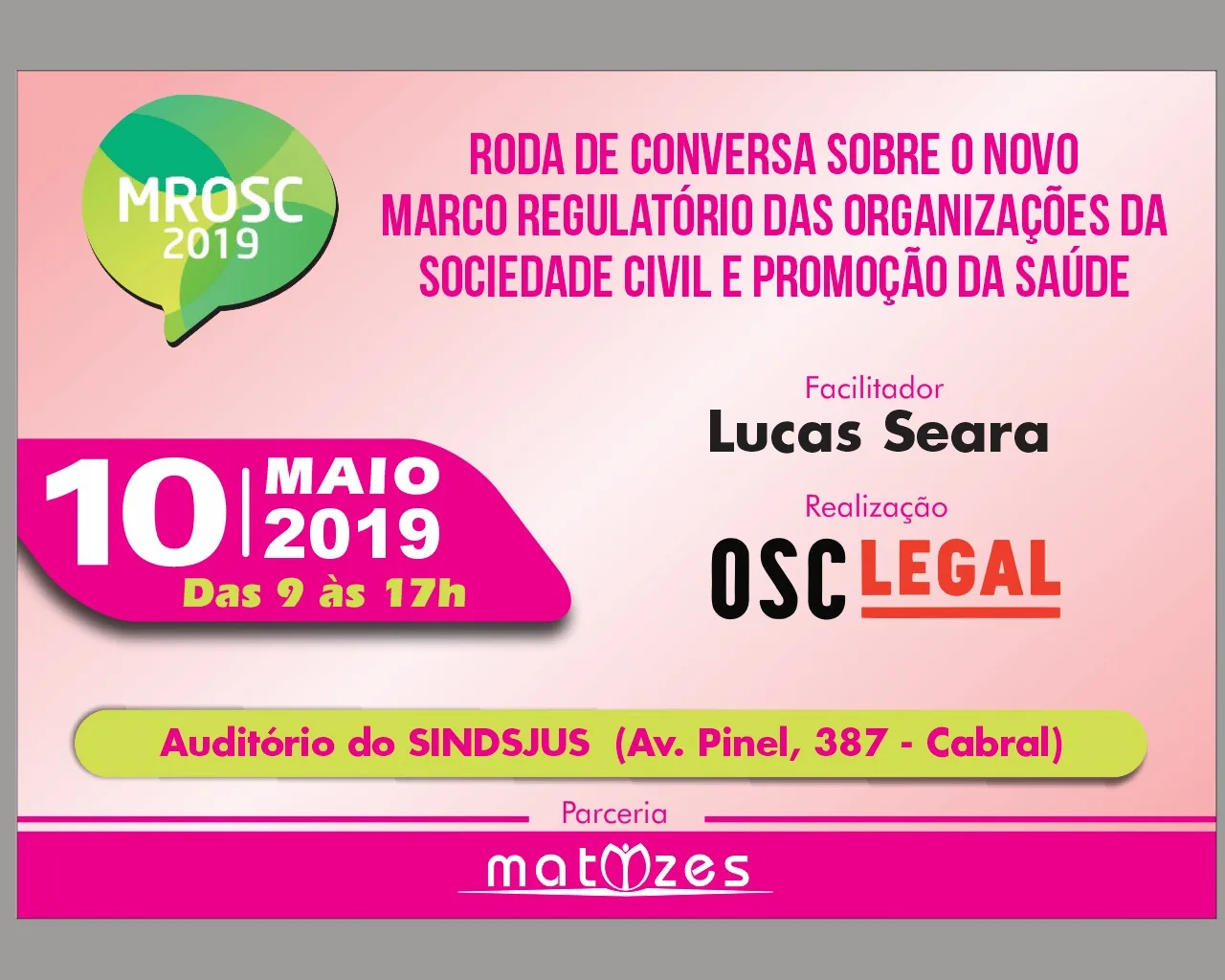 Roda de Conversa sobre o MROSC em Teresina/PI