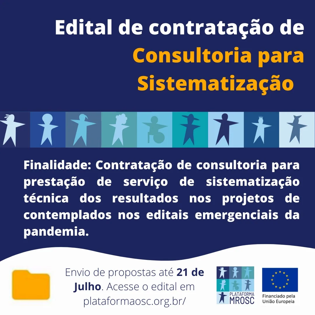 EDITAL PARA CONTRATAÇÃO DE CONSULTORIA PARA SISTEMATIZAÇÃO