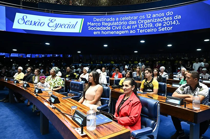 Sociedade civil celebra 12 anos da Lei MROSC em sessão especial no Senado
