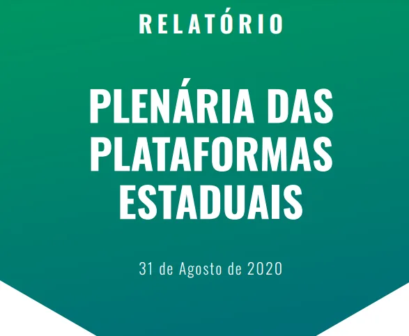 I Plenária das Plataformas e Articulações Estaduais
